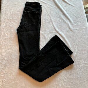 Zara Flare Black Distressed Jeans - Size 6